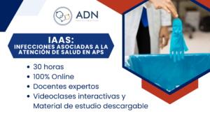 Curso: IAAS: Infecciones Asociadas a la Atención en Salud en APS 30 horas. Capacitación online Cursos virtuales Formación a distancia Aprendizaje digital Plataforma e-learning Educación en línea Cursos interactivos Desarrollo profesional online Certificación digital Aula virtual